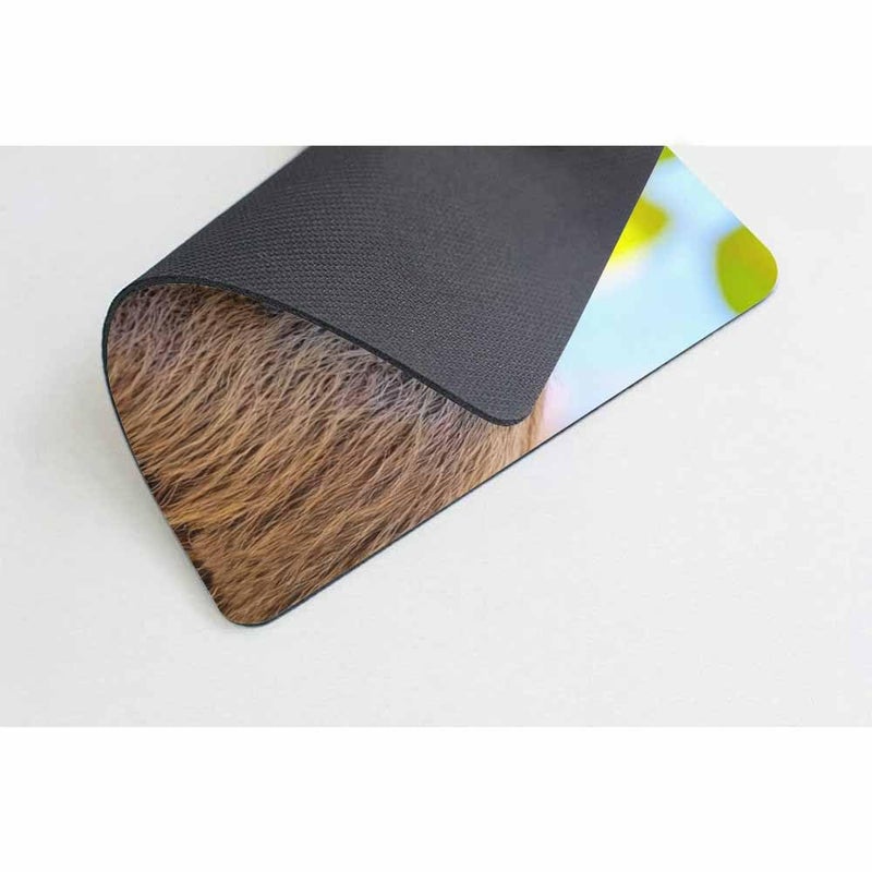 Smooffly Happy Sloth Mouse Pad,Funny Sloth in Costa Rica's Manuel Antonio Park Customized Rectangle Non-Slip Rubber Mousepad - Image 4